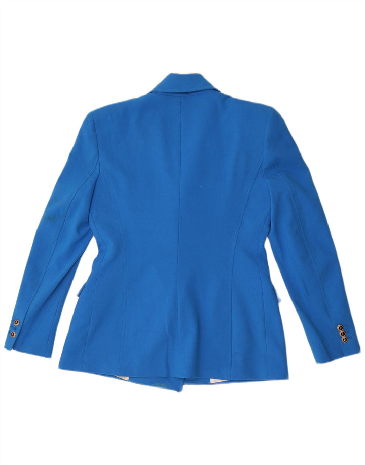 Jaqueta blazer feminina Zara com peito duplo Reino Unido 14 azul médio
