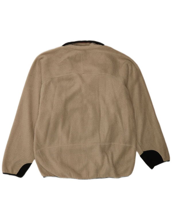 Jaqueta masculina Fila Fleece UK 44 2XL poliéster bege