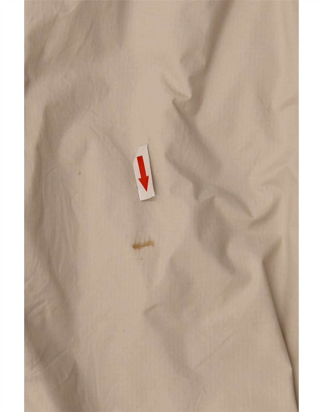 Jaqueta de chuva feminina com capuz The North Face UK 14 médio off white nylon