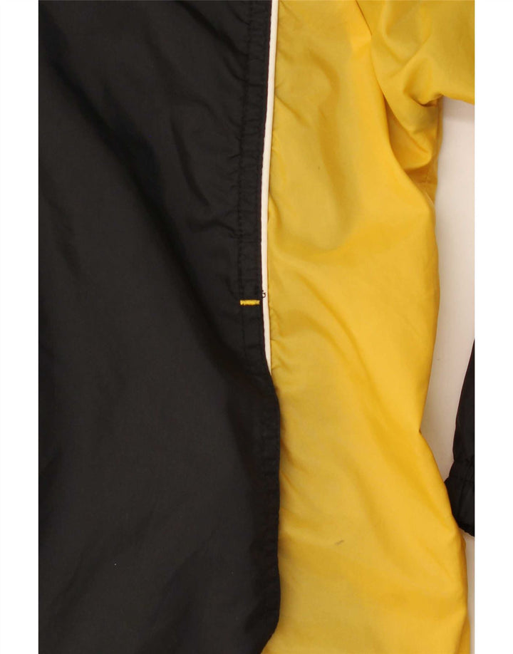 Reebok Mens Loose Fit Tracksuit Top Jaqueta Médio Preto Colorblock