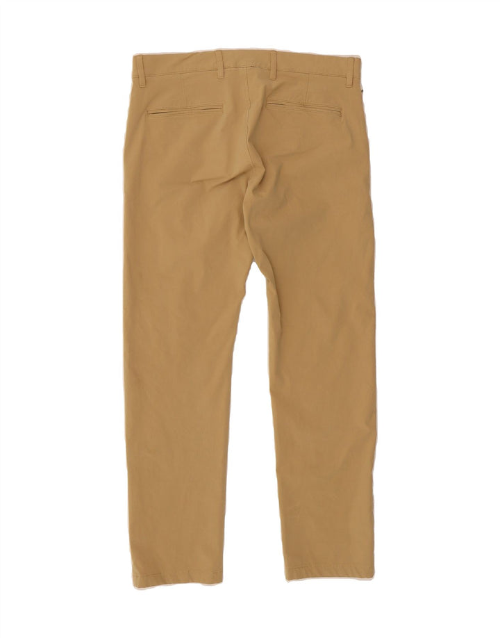 J. CREW Mens Straight Chino Trousers W32 L30 Beige Cotton Vintage J. Crew and Second-Hand J. Crew from Messina Hembry 