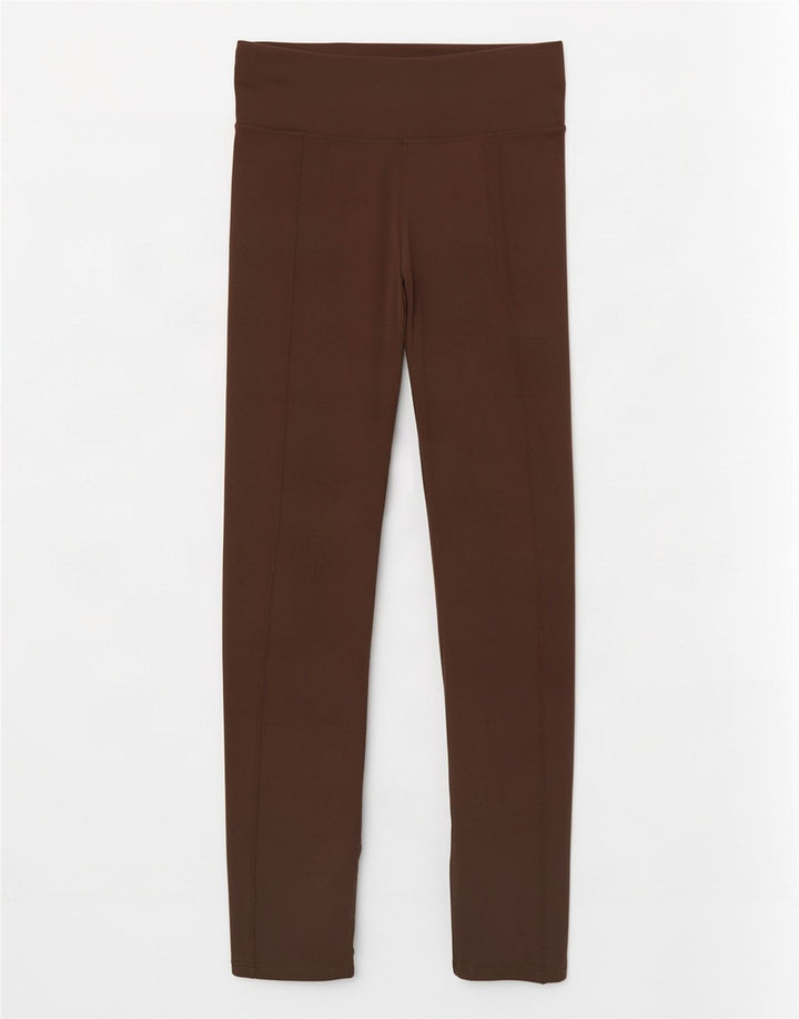 Leggings Nike Dri Fit Feminina UK 12 Médio Marrom Poliéster