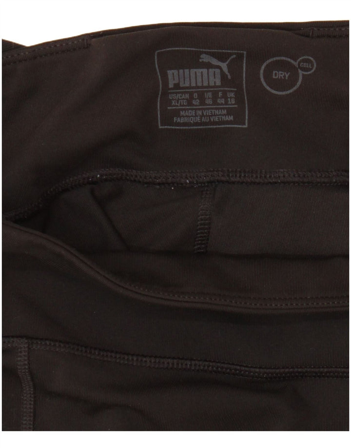 Leggings Puma Femininas Capri UK 16 Grande Preto