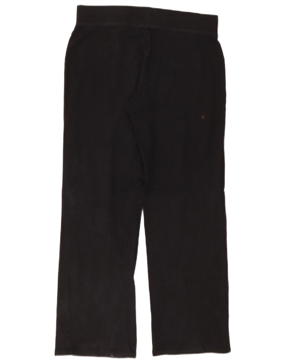 Calça de treino feminina Marks & Spencer Reino Unido 12 algodão preto médio