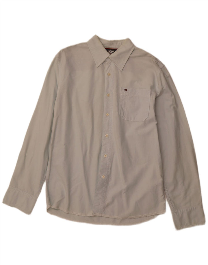 Camisa masculina TOMMY HILFIGER grande algodão verde