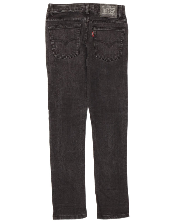 Levi's Boys 510 Skinny Jeans 9-10 Anos W26 L27 Algodão Preto