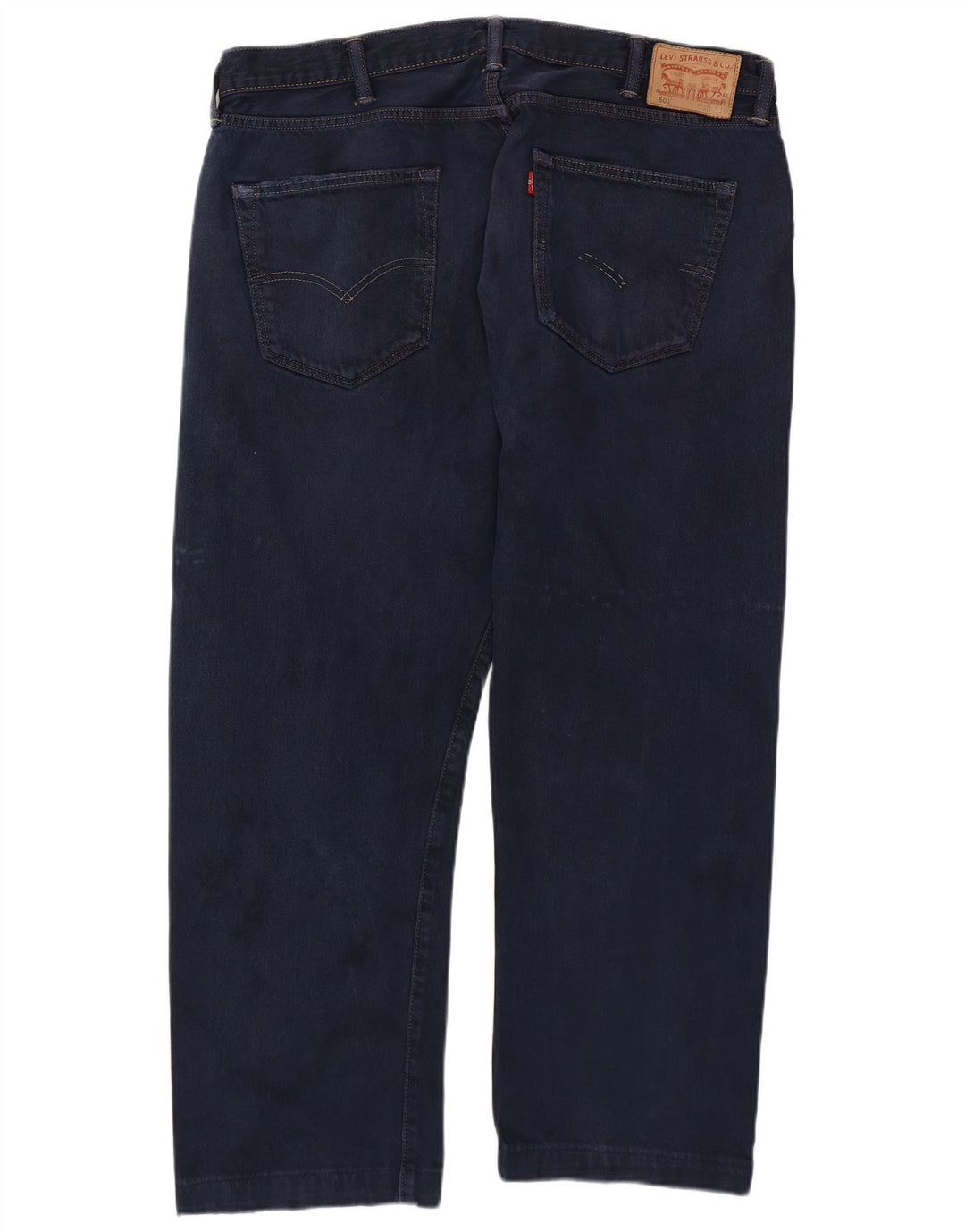 Calça jeans masculina Levi's 501 Straight W38 L27 azul marinho