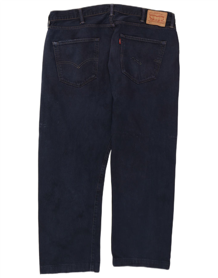 Calça jeans masculina Levi's 501 Straight W38 L27 azul marinho