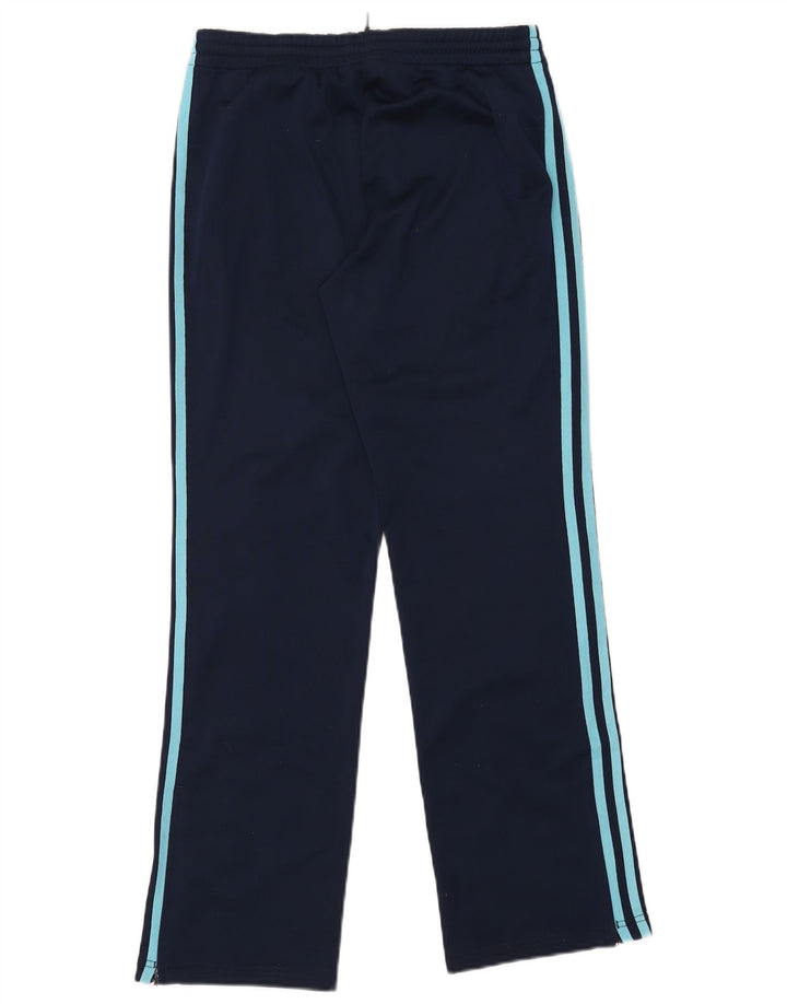 Calça de treino feminina Adidas EU 36 pequena azul marinho poliéster