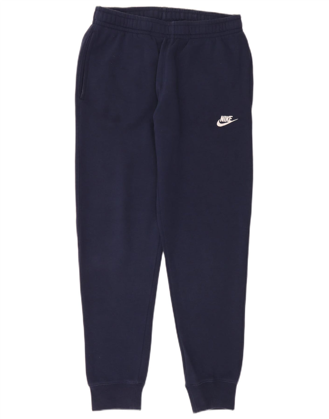Calça de treino masculina Nike joggers pequeno algodão azul marinho