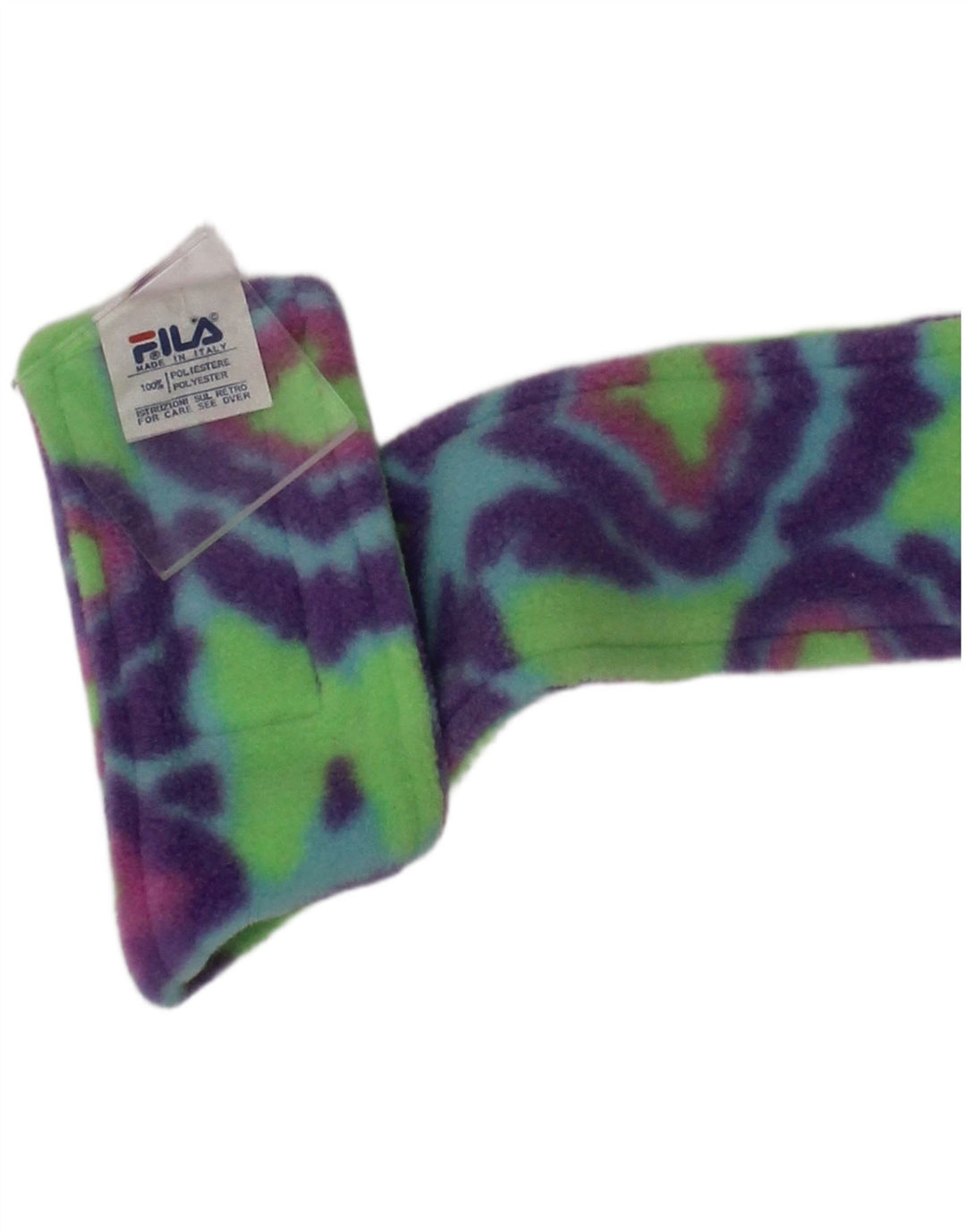 Fila feminino velo bandana chapéu tamanho único poliéster tie-dye multicolorido