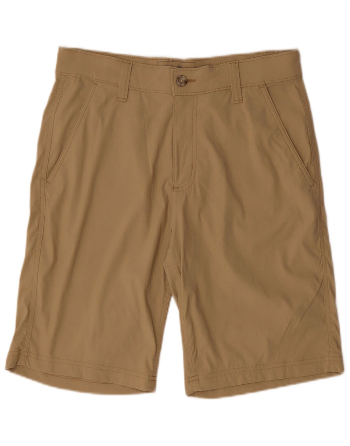 EDDIE BAUER Mens Chino Shorts W30 Médio Bege Nylon