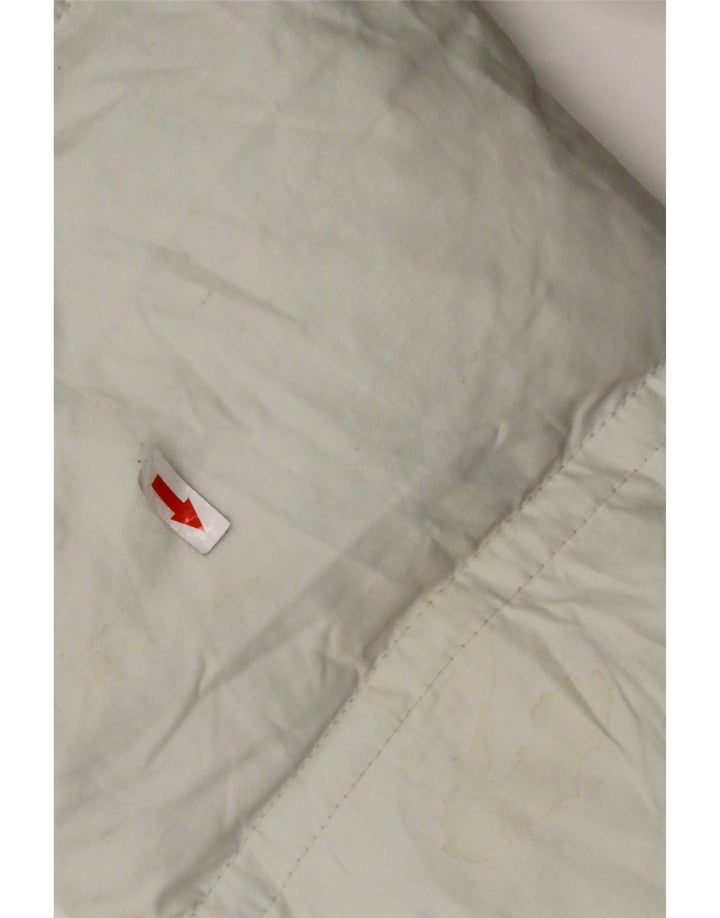 Jaqueta masculina acolchoada Martin's UK 42 XL algodão branco