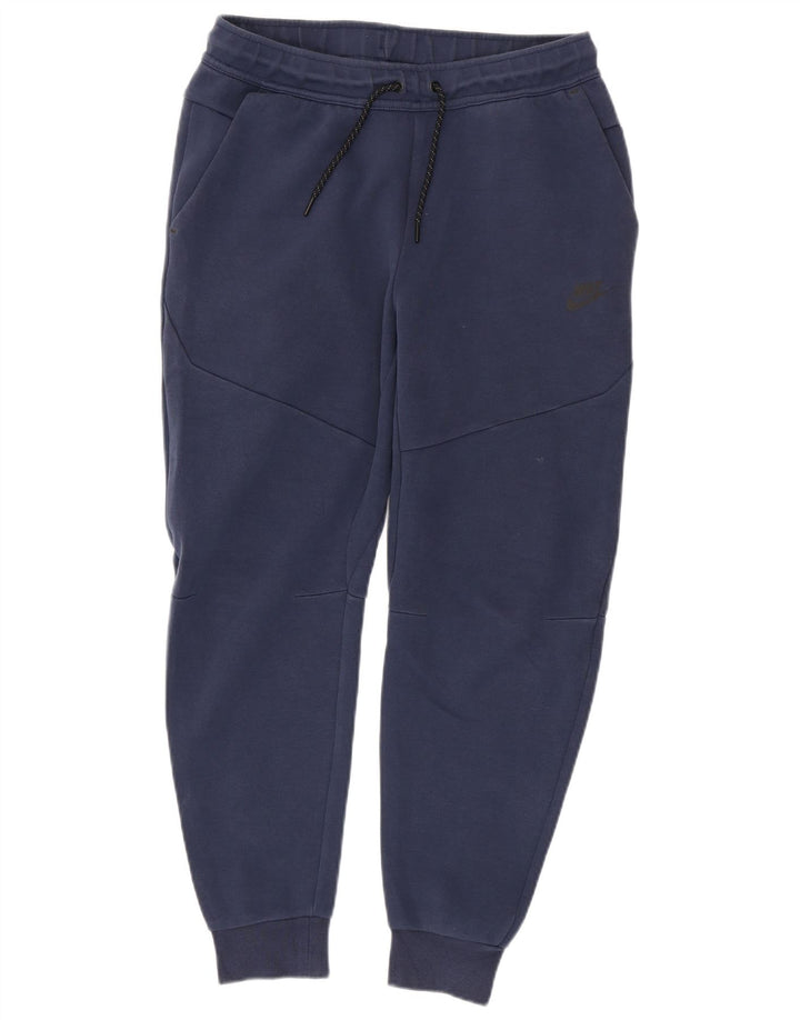 Calça de treino masculina Nike joggers médio azul marinho algodão