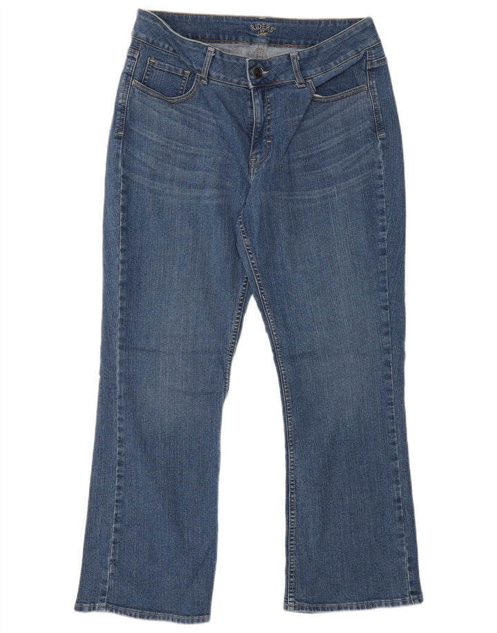Lee Womens Riders Bootcut Jeans US 12 Grande W34 L28 Azul Algodão