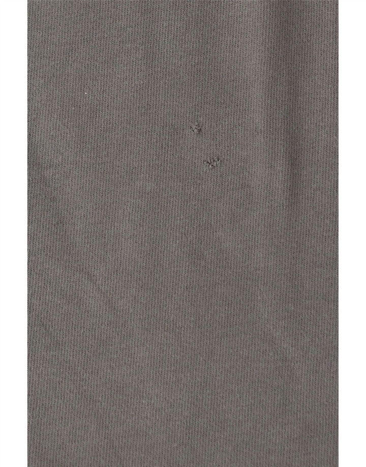 Camisa polo masculina de manga comprida Timberland grande algodão cinza