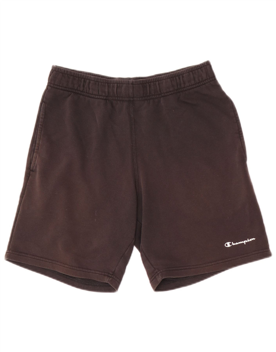 Shorts esportivos masculinos Champion pequeno algodão preto