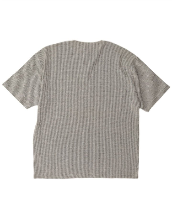 Camiseta masculina vintage grande cinza