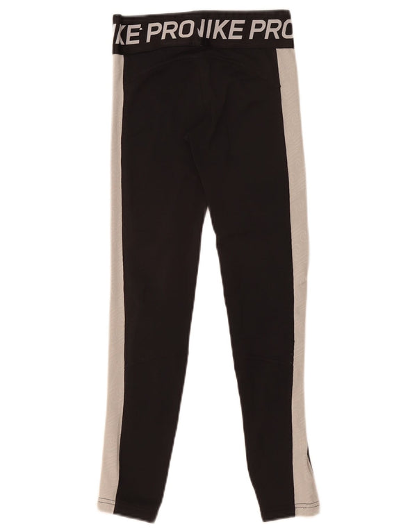 Leggings Nike Boys Graphic 8-9 Anos Preto Colorblock Poliéster