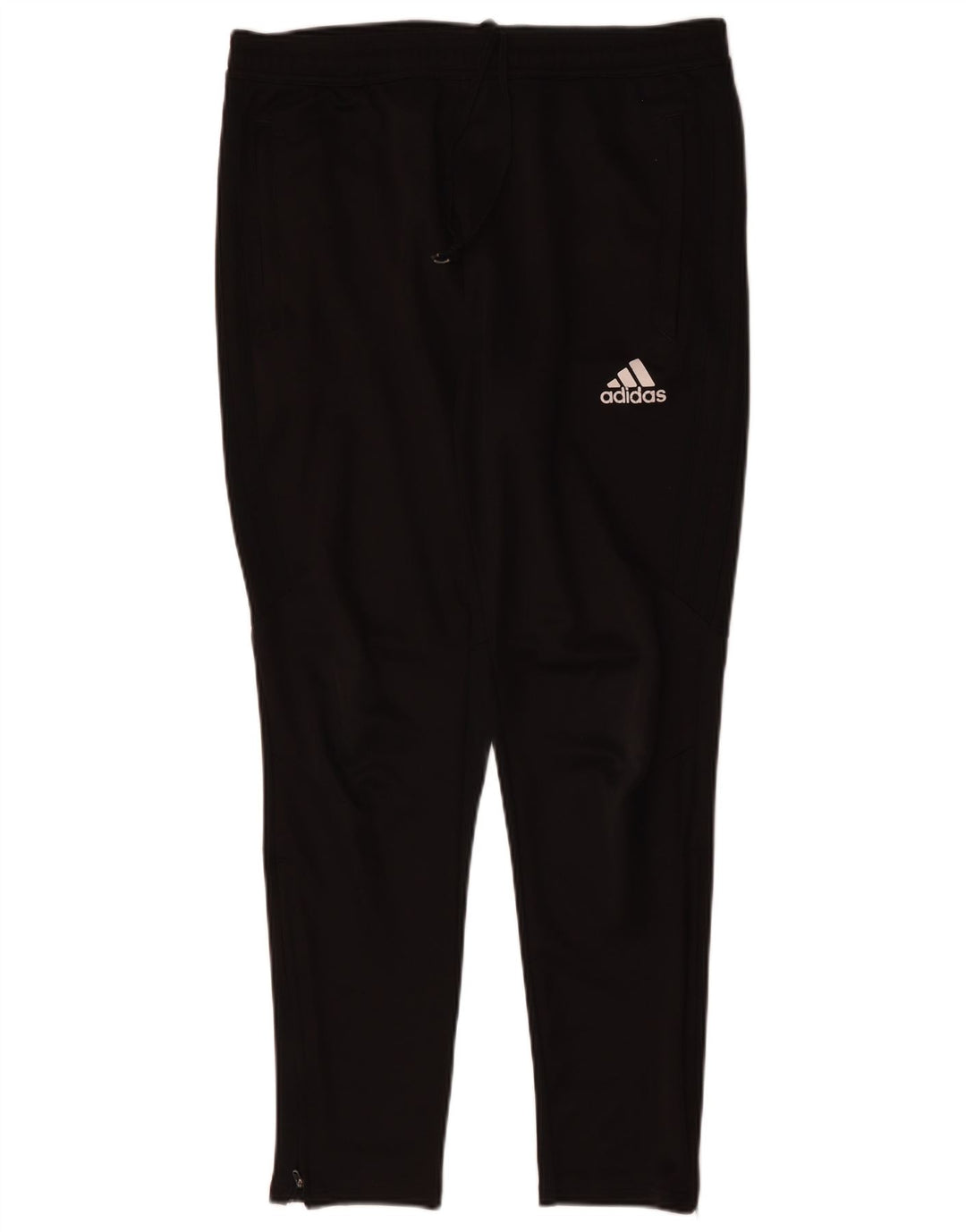 ADIDAS Mens Clima Proof Calças de treino grandes poliéster preto