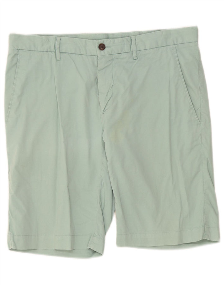 Hackett Mens Chino Shorts Médio W33 Algodão Verde
