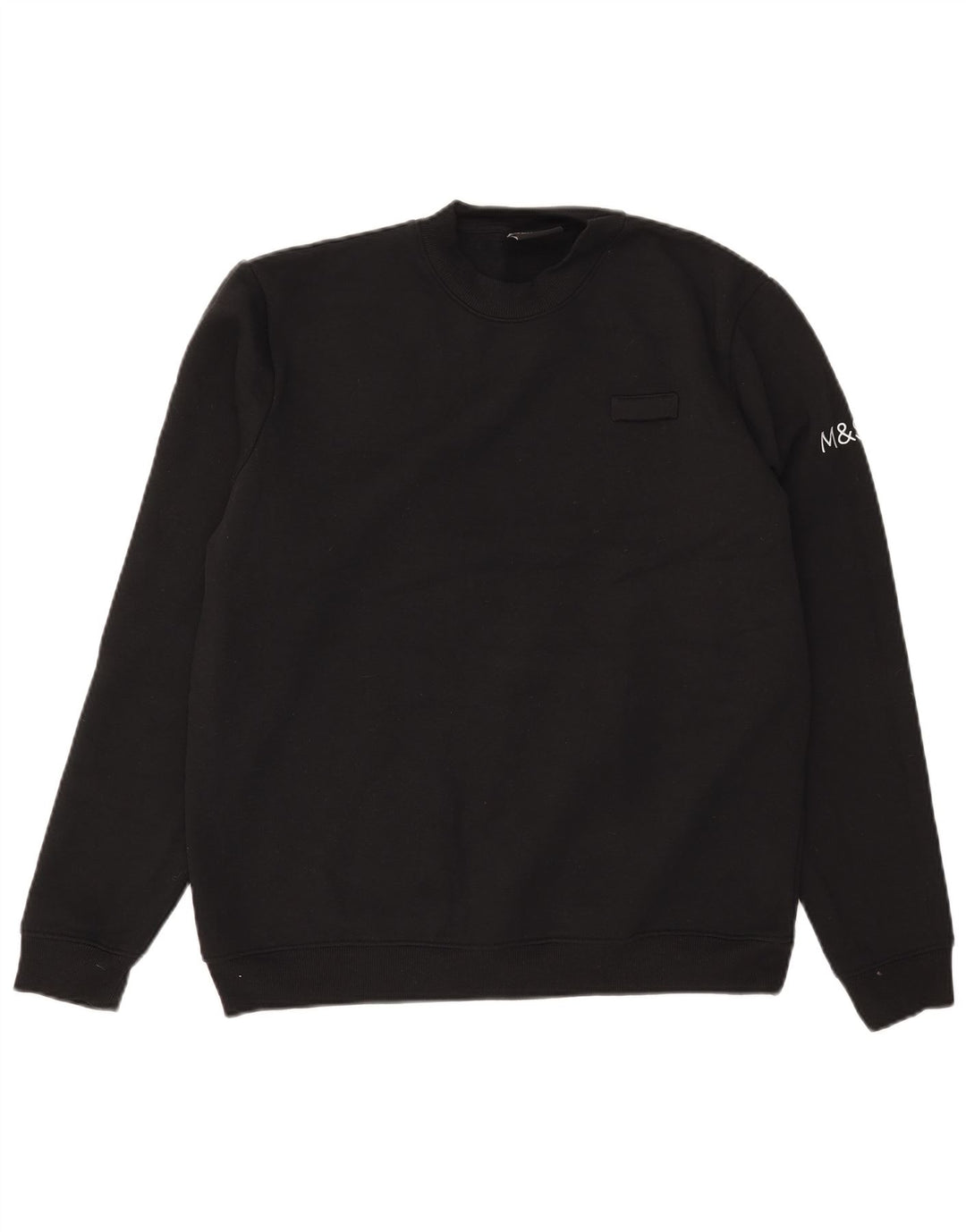 Suéter masculino Marks & Spencer de poliéster preto médio