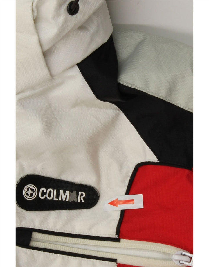 Jaqueta de esqui feminina Colmar com capuz EU 38 médio branco colorblock