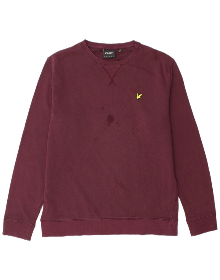 Moletom masculino LYLE & SCOTT Jumper XL marrom algodão