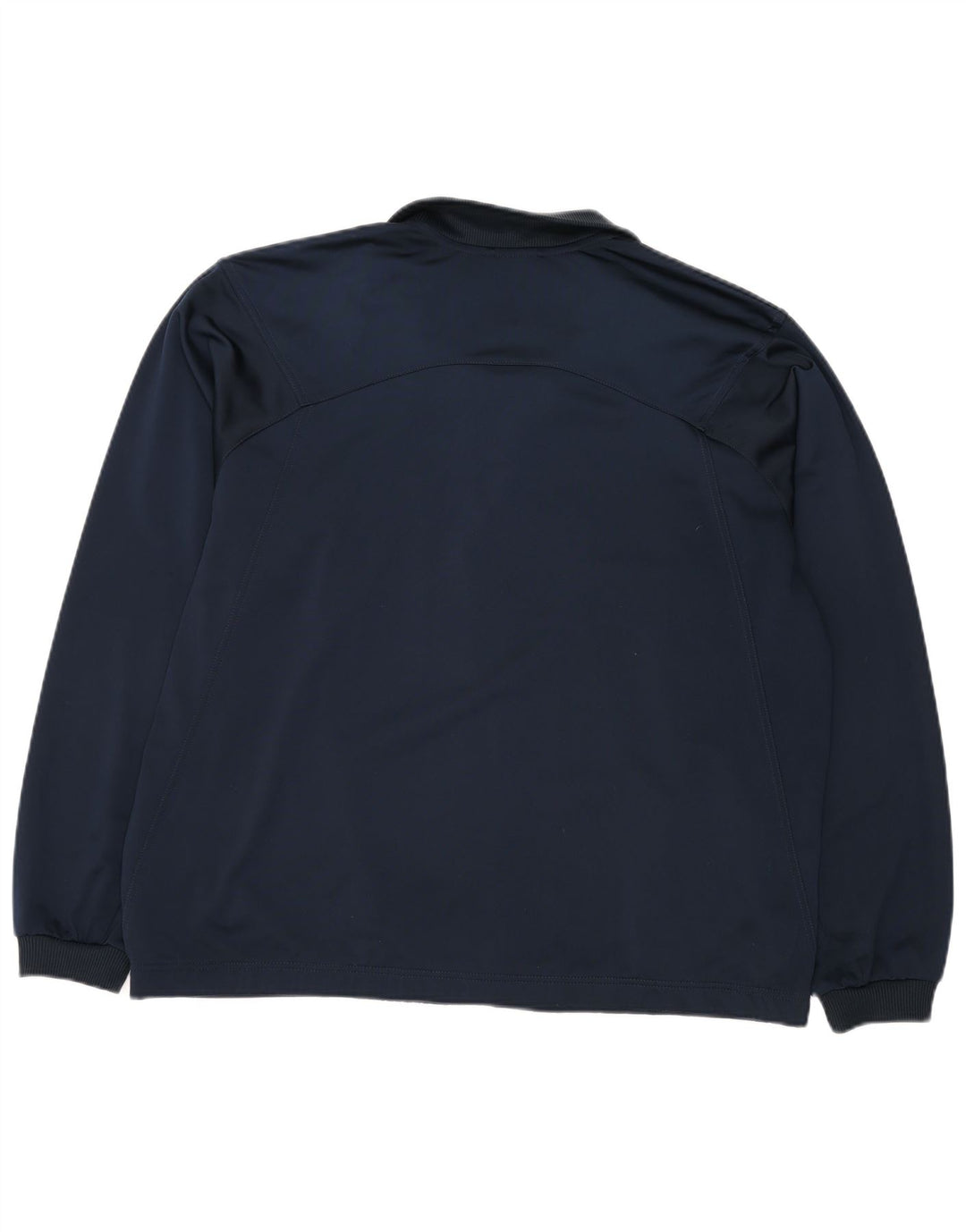 ADIDAS Mens Tracksuit Top Jacket UK 44/46 Grande Azul Marinho Poliéster