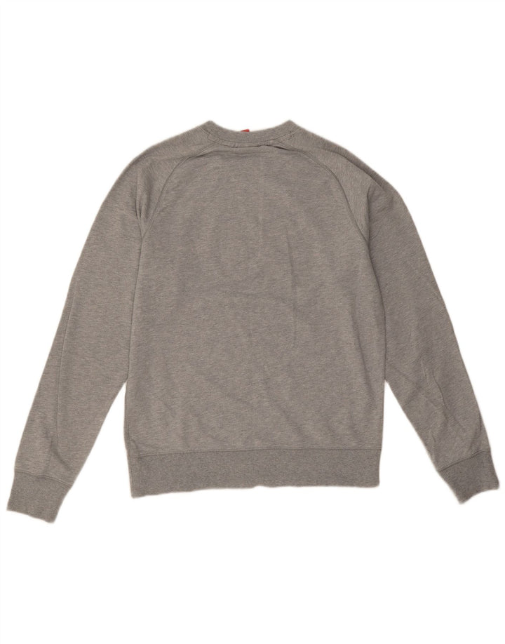 Moletom gráfico masculino Nike Jumper pequeno cinza manchado