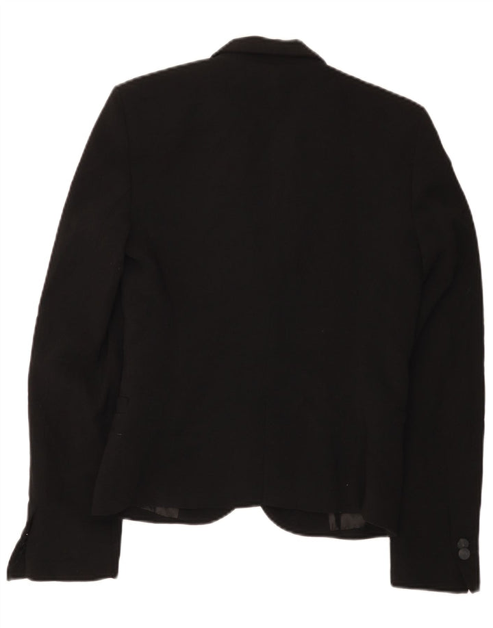 Jaqueta blazer feminina Zara com 1 botão Reino Unido 6 XS preto