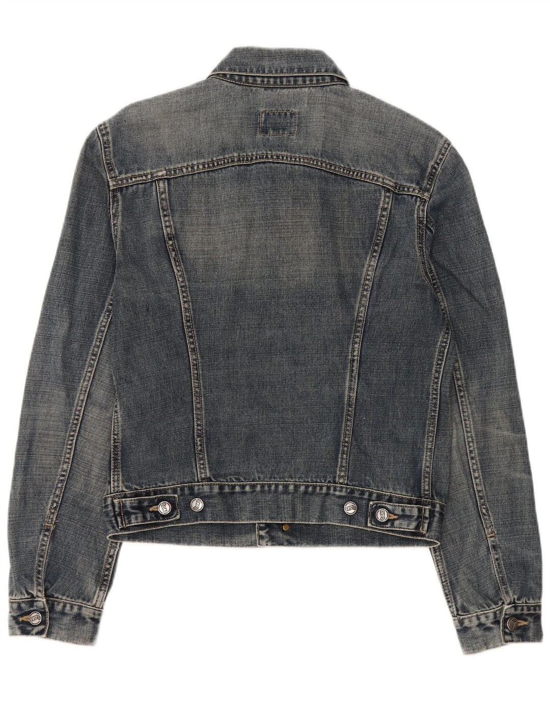 Jaqueta jeans feminina Gas UK 14 azul médio