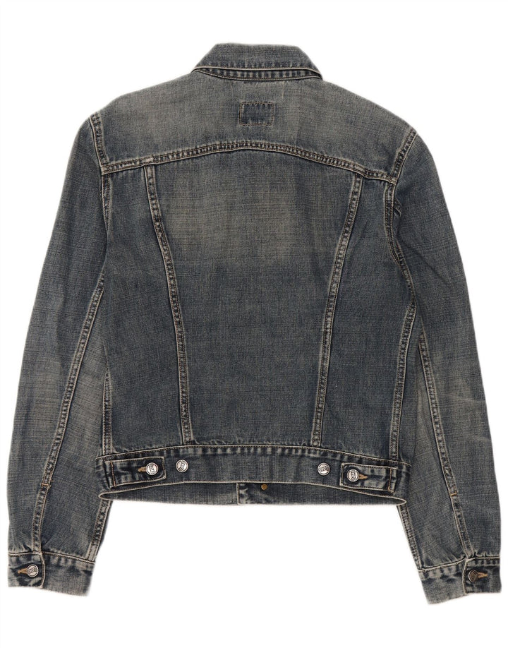 Jaqueta jeans feminina Gas UK 14 azul médio