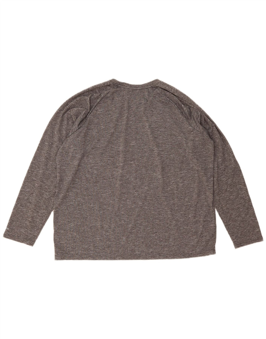 Nike Mens Dri Fit Top Manga Longa XL Cinza Flecked