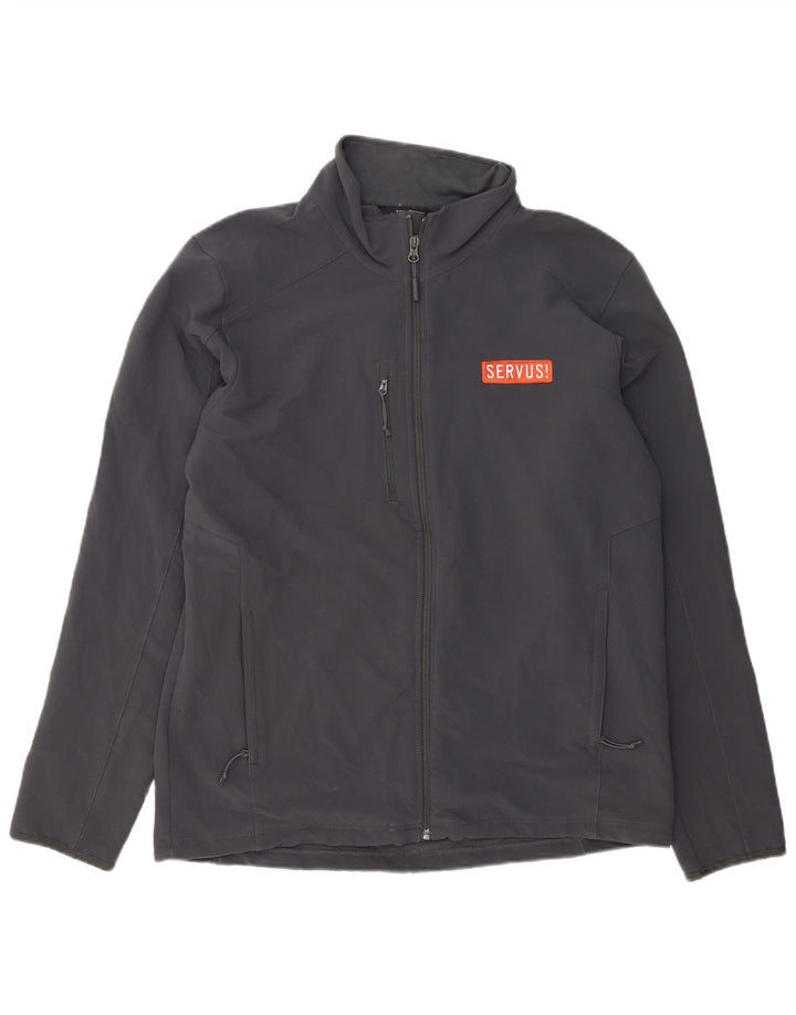 Jaqueta masculina de moletom The North Face grande poliéster cinza