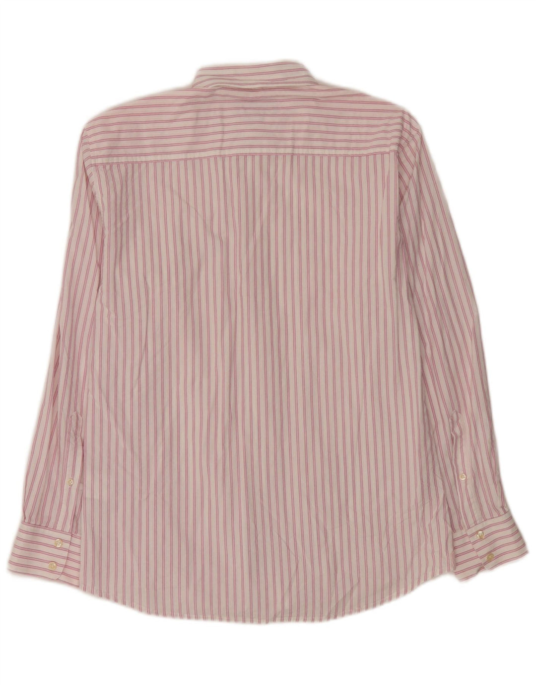 Camisa masculina Marlboro Classics grande algodão listrado rosa