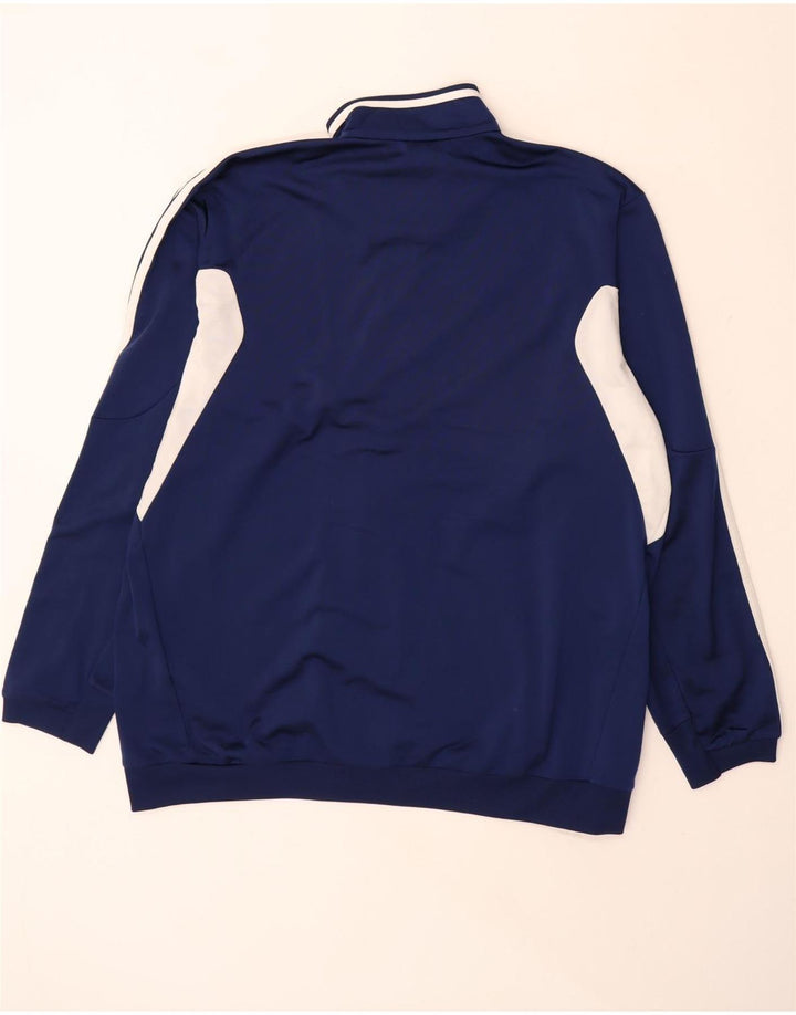 ADIDAS Mens Tracksuit Top Jacket UK 46/48 XL Azul Marinho Colourblock