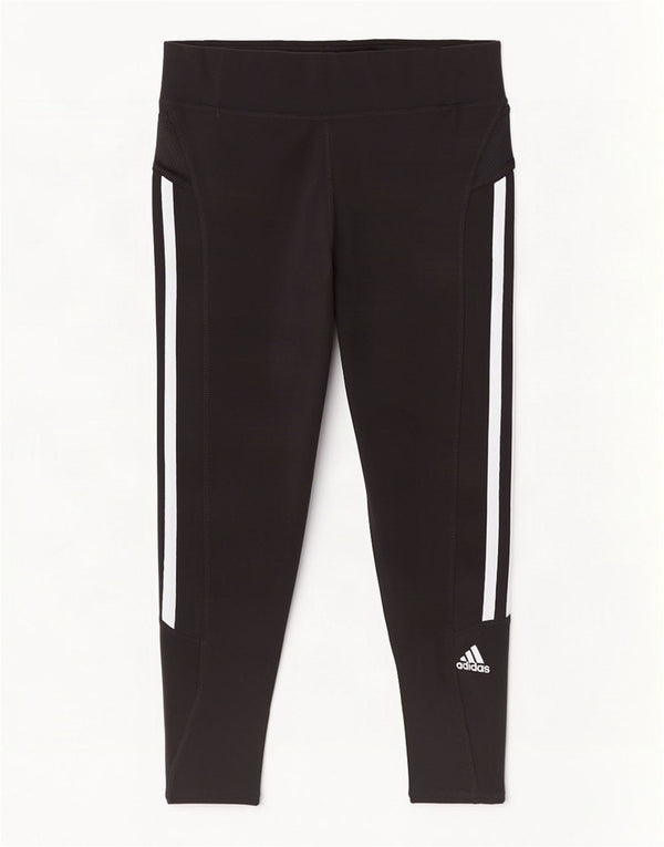 Adidas Womens Climalite Capri Leggings UK 8 Pequeno Poliéster Preto