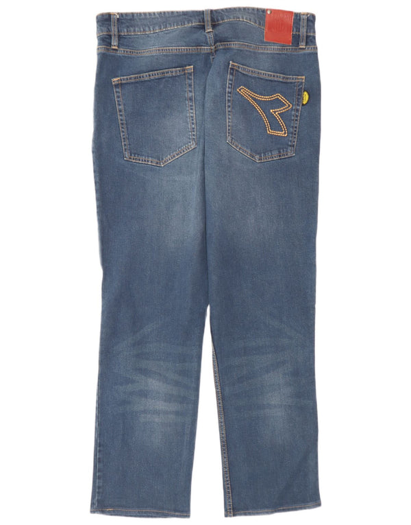 Diadora Mens Straight Jeans W34 L30 Azul