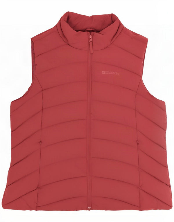 Mountain Warehouse Colete acolchoado feminino Reino Unido 18 XL Poliamida rosa