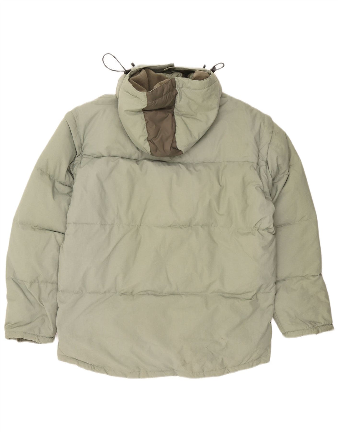 Jaqueta masculina Fila acolchoada com capuz UK 44 2XL verde colorblock