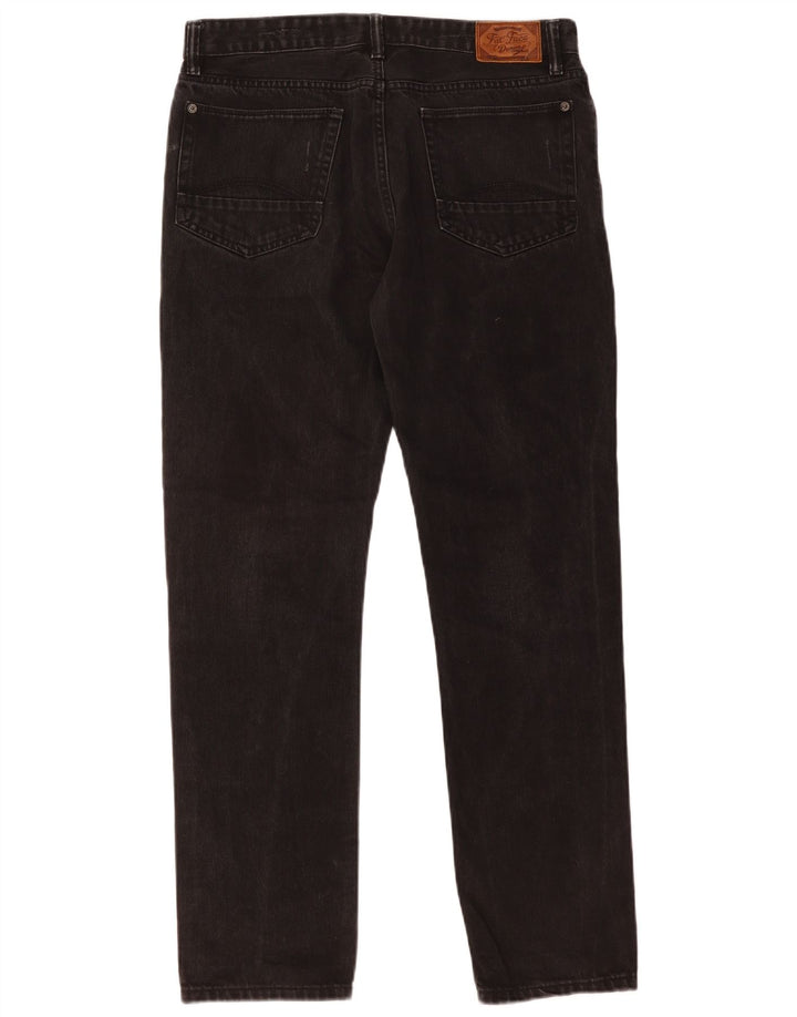 Calça Jeans Slim Feminina Fat Face W34 L31 Algodão Preto