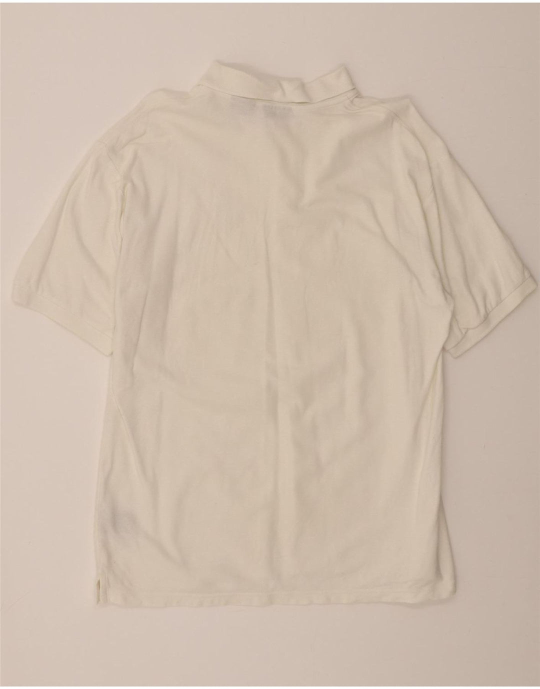FILA Mens Polo Shirt Large White Cotton Vintage Fila and Second-Hand Fila from Messina Hembry 