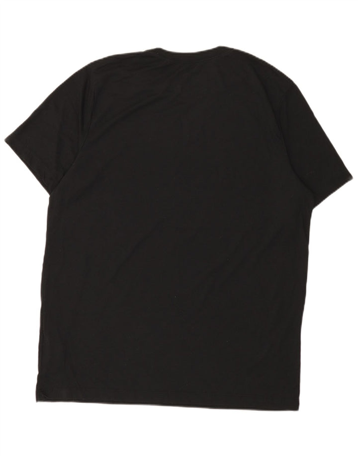 Camiseta Nike Masculina Dri Fit Graphic Top Grande Poliéster Preto