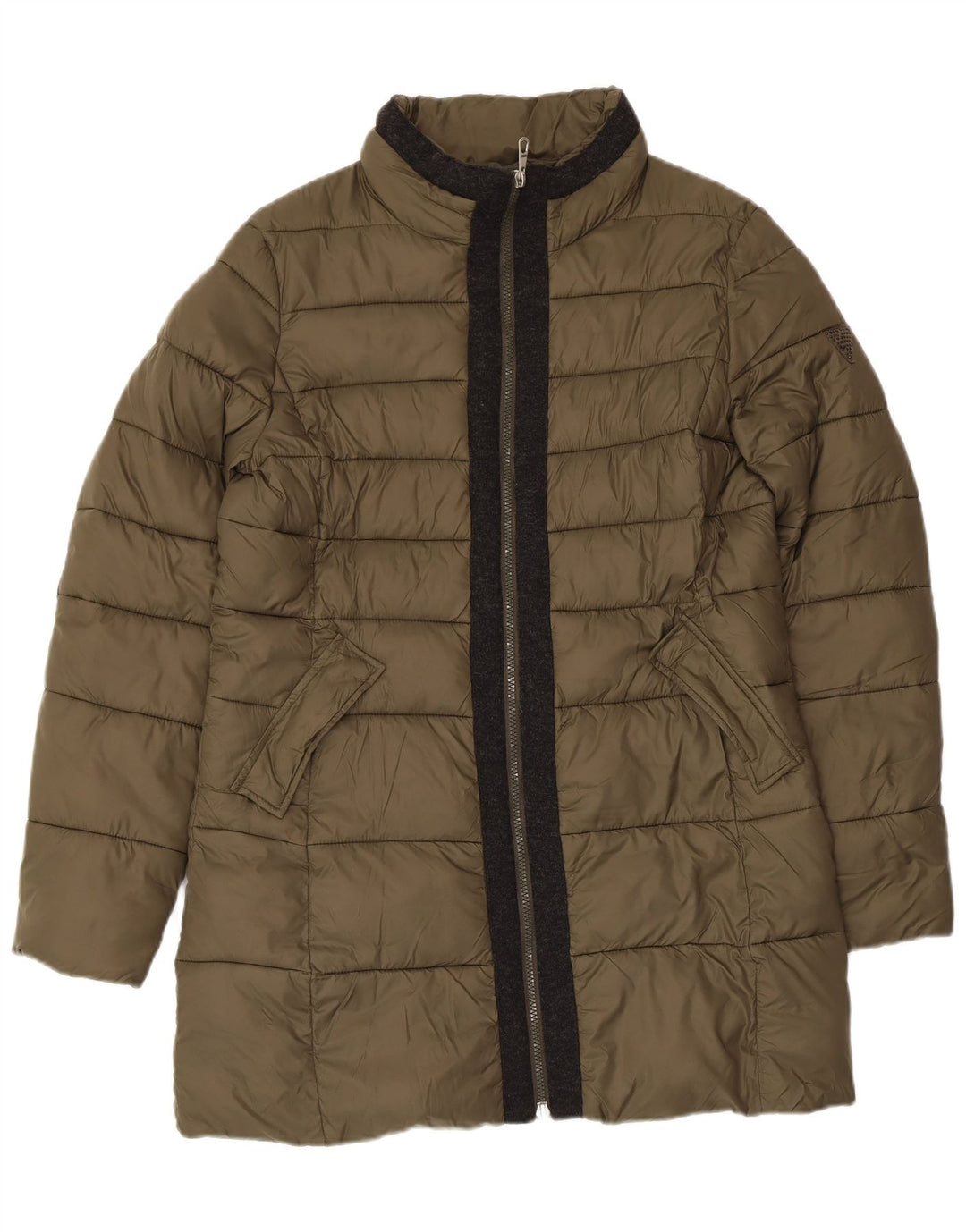 Casaco acolchoado masculino Guess UK 40 grande poliamida cáqui