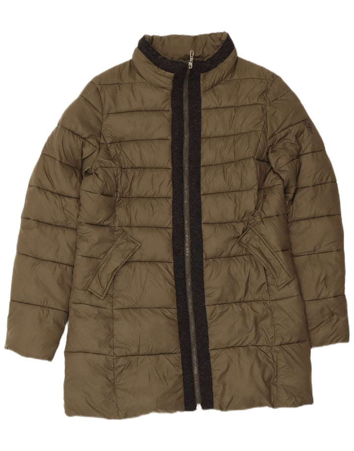 Casaco acolchoado masculino Guess UK 40 grande poliamida cáqui