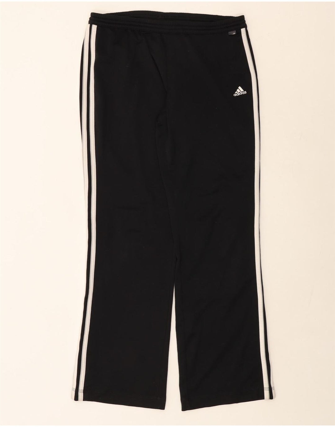 Calça de treino feminina ADIDAS UK 16 grande poliéster preto