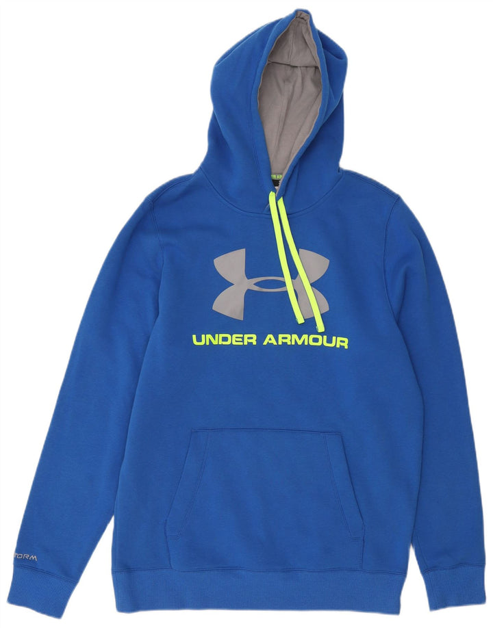 Under Armour Mens Graphic Hoodie Jumper Médio Algodão Azul