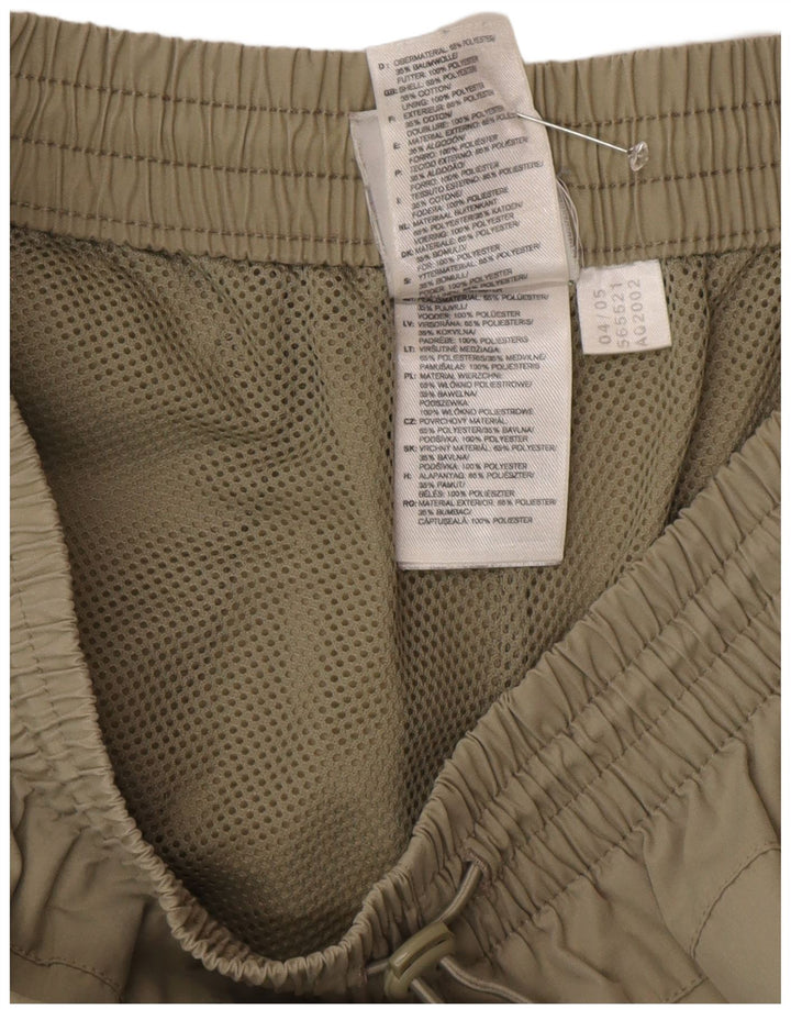 Adidas Mens Capri Calças De Treino Pequeno Poliéster Cáqui