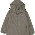 Jaqueta de chuva masculina com capuz Champion UK 44 2XL cinza